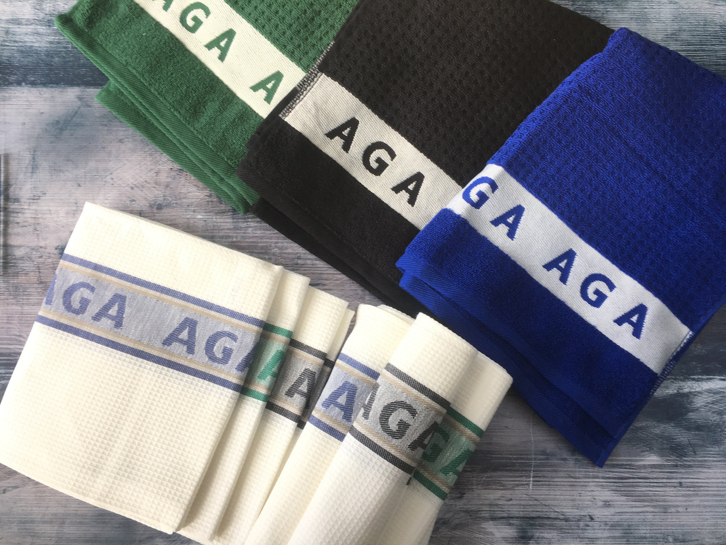 AGA Handdoek - Zwart (W2120)