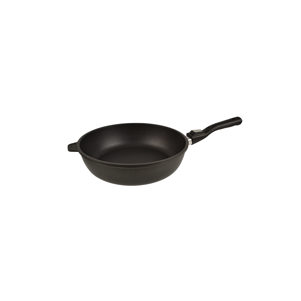 2-in-1 gegoten aluminium braadpan met deksel geschikt voor de oven 2-in-1 gegoten aluminium braadpan met deksel geschikt voor de oven