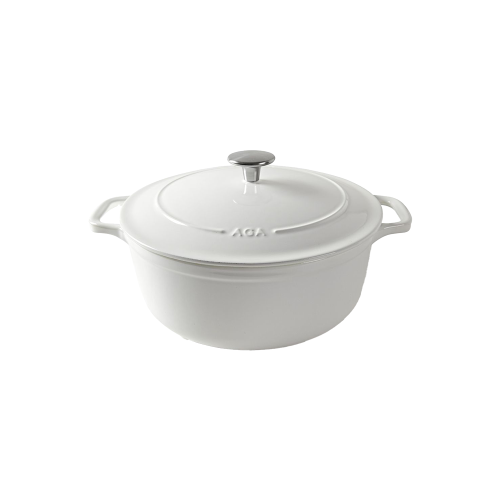 AGA Wit gietijzeren braadpan van 16 cm (W3951)