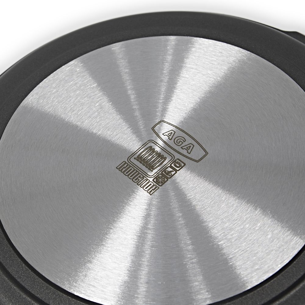 AGA gegoten aluminium 28 cm crêperiepan (w3980)
