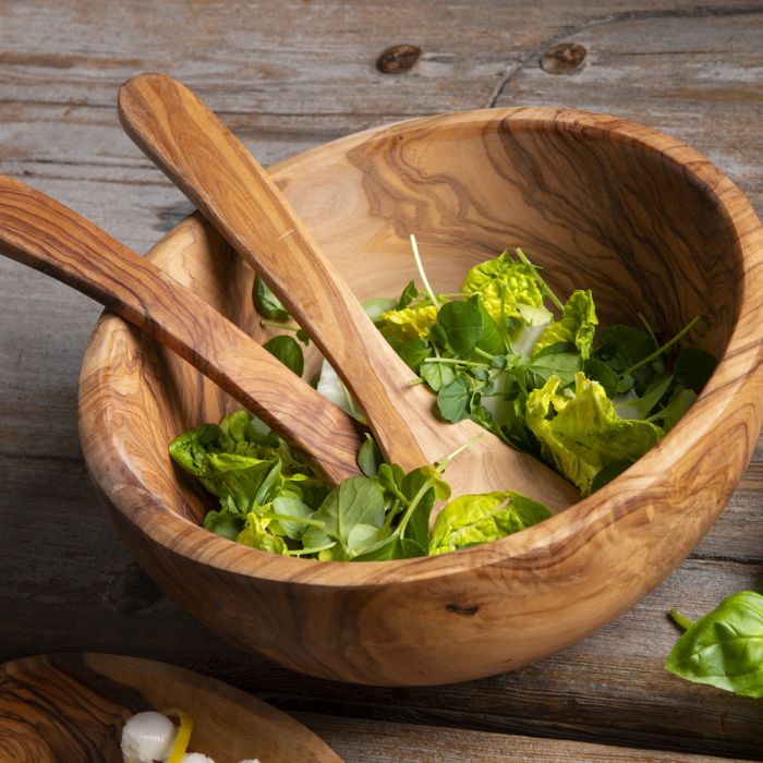 AGA olijfhout salade lepels (W3753)