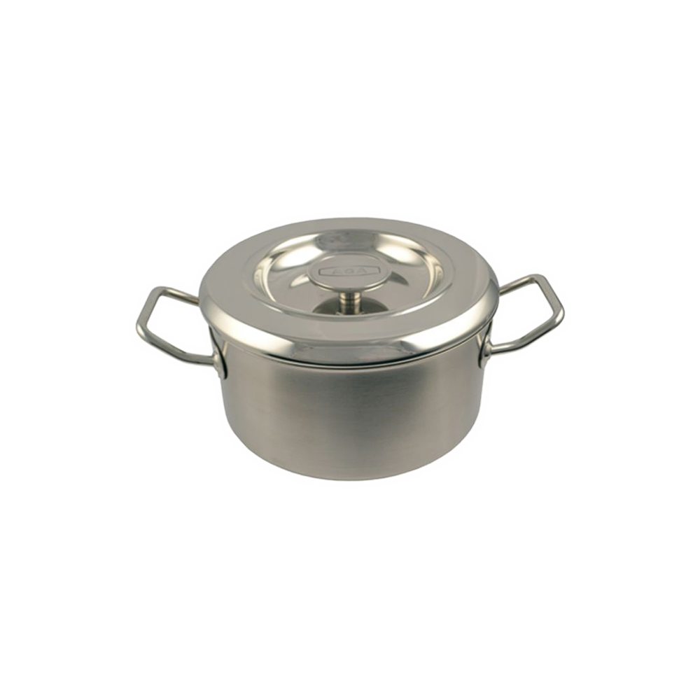 AGA Roestvrijstalen braadpan 18cm met deksel (W3415)