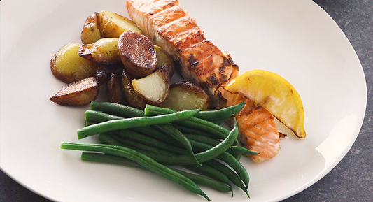 Zalm in een AGA 