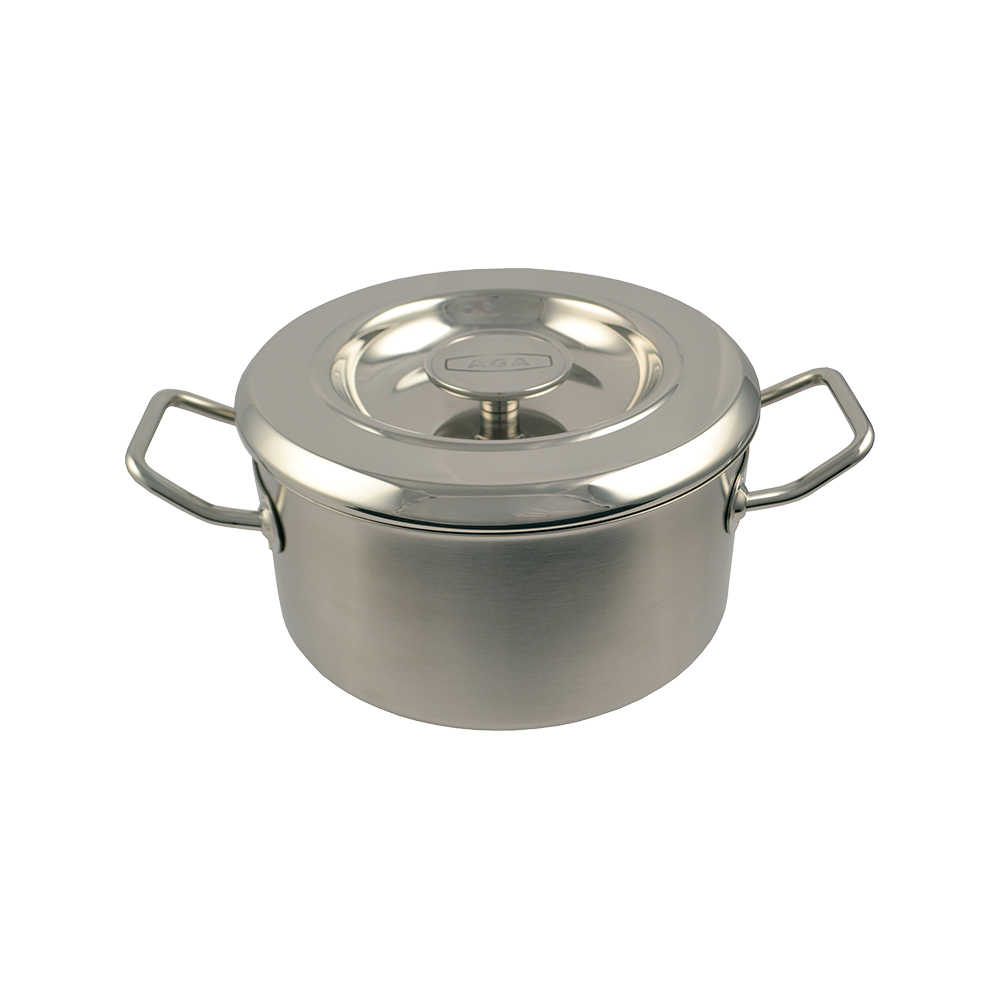 AGA Roestvrijstalen braadpan 22cm met deksel (W3417)