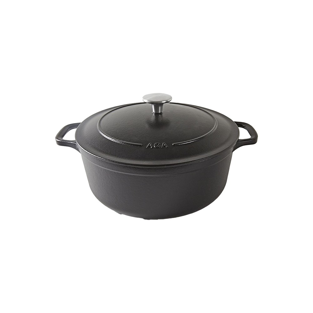 AGA Mat Zwart gietijzeren braadpan van 16 cm (w3950)