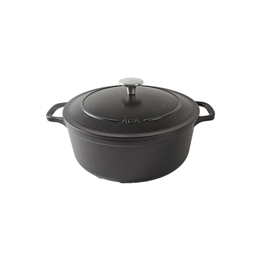 AGA Mat Zwart gietijzeren braadpan van 16 cm (w3950)