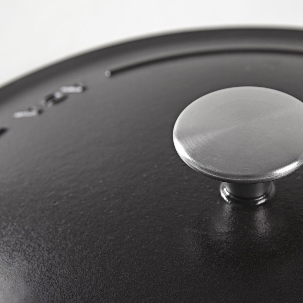 AGA Mat Zwart gietijzeren braadpan van 16 cm (w3950)