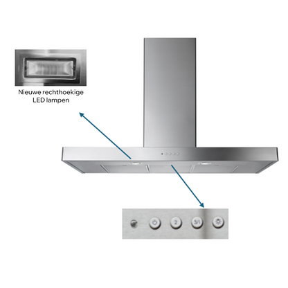 Falcon afzuigkap Flat 100