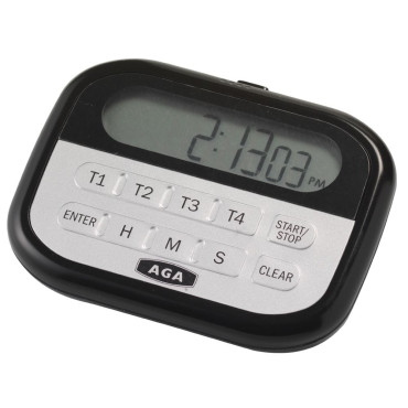 Zwarte AGA timer (W3591)